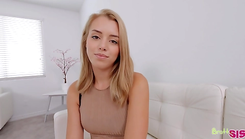 Sexy young girl shows off her black pussy