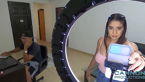 Mas madelyn & alonid harukater slam dom on backing