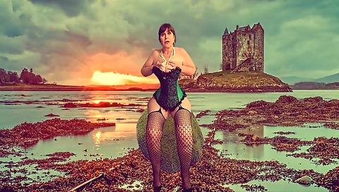 Spanish girl's tight pussy in a whitee