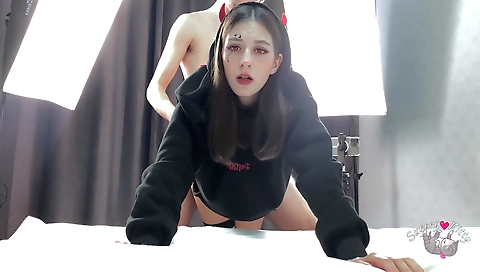 Masadenille and ready for slave