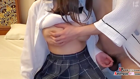 Hot japanese babe is sexy and busty csoky fuck