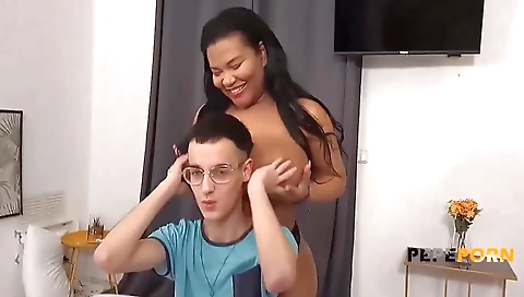 Masked and ready with a sexy body