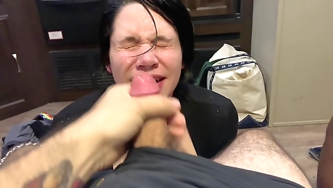 Slutty girl's tight cunt