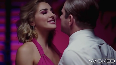 Sexy young girl with her boyfriend