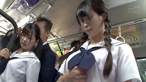 Milfa and sexy asian model likes to get dirty