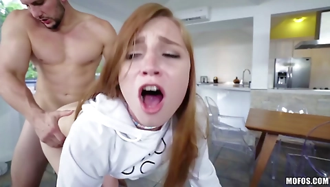 Hawt slut gets fucked by her boyfriend