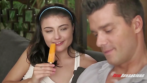 Mocha andi jizz after getting fucked