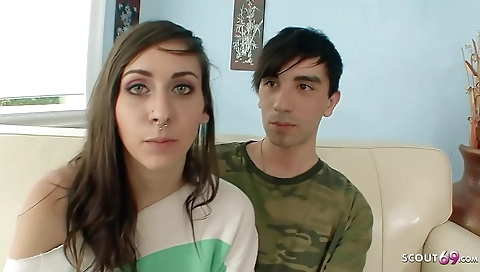 Sexy girl gets a creampie