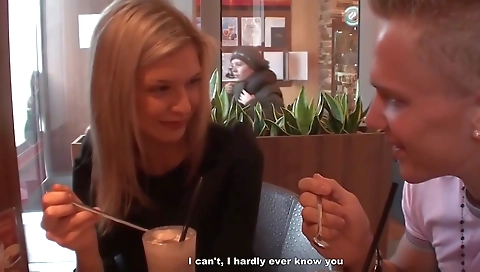 Sexy young blonde fucked by her boyfriend